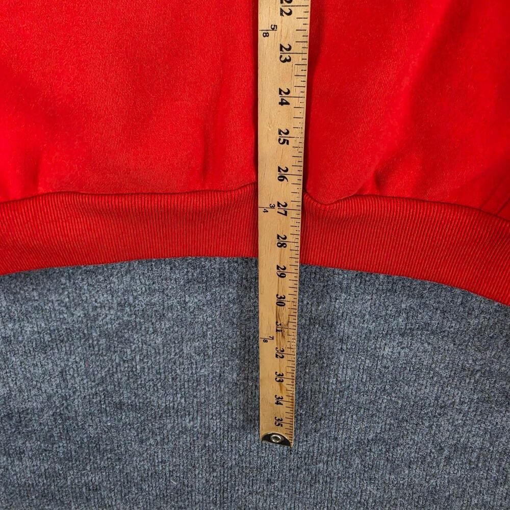 Comfrt Set Unisex XL Minimalist Red Fleece Hoodie Joggers Sweatsuit Set Lounge - Picture 8 of 16